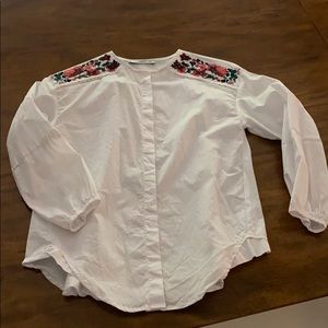 Mango button up shirt